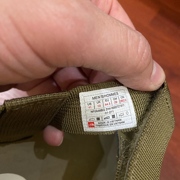 MEN'S THE NORTH FACE SKEENA DOUBLE STRAP SANDALS OLIVE GREEN SIZE 11 - Picture 7 of 9